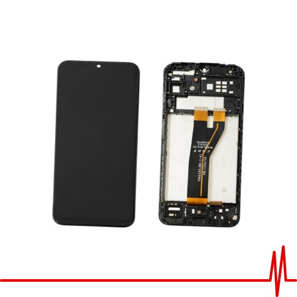 pantalla samsung a14 5g con marco para celular con auricular largo